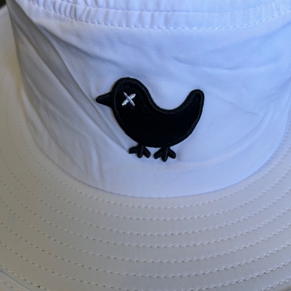 Bad Birdie White Bucket Hat - Picture 6 of 8